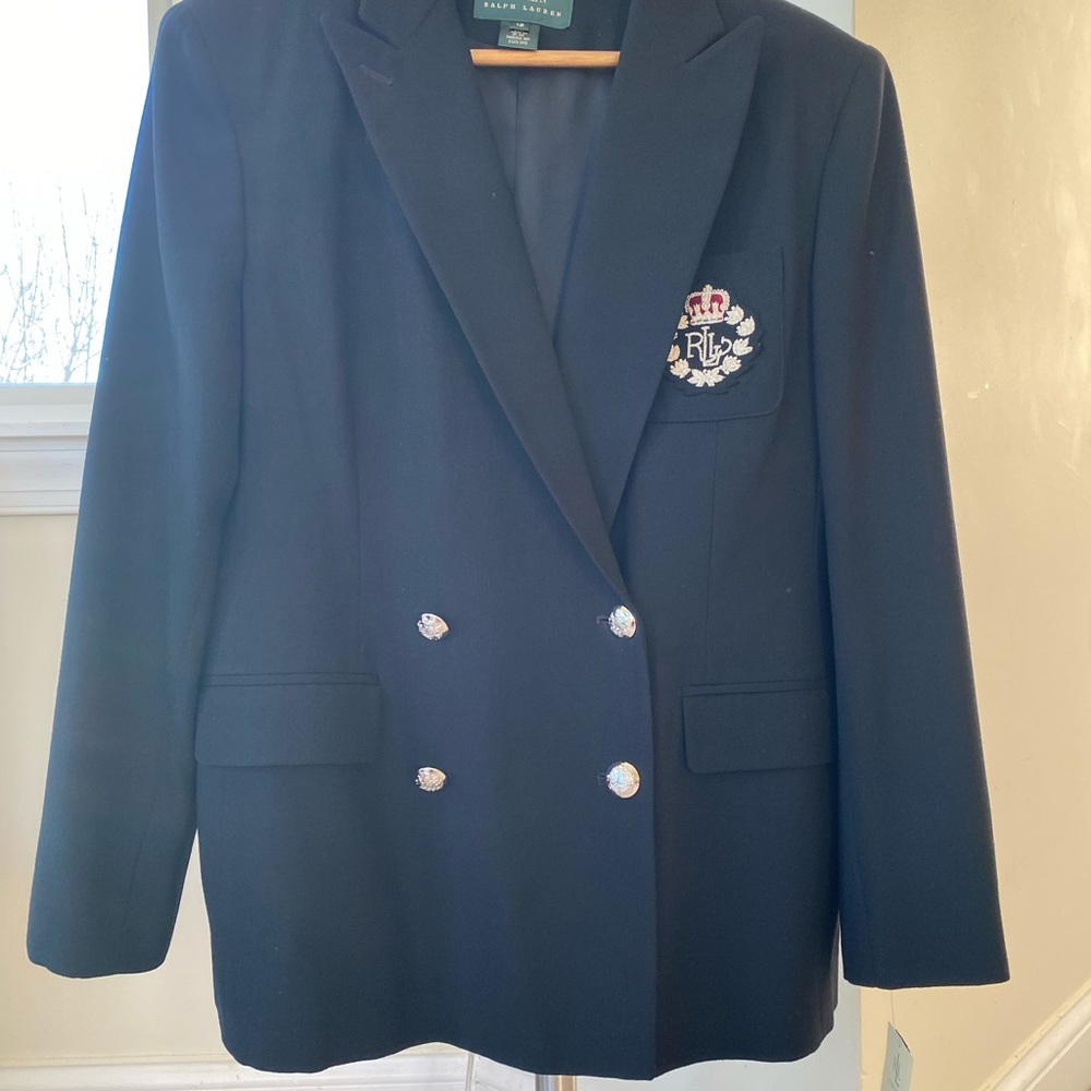 Women’s black Ralph Lauren blazer